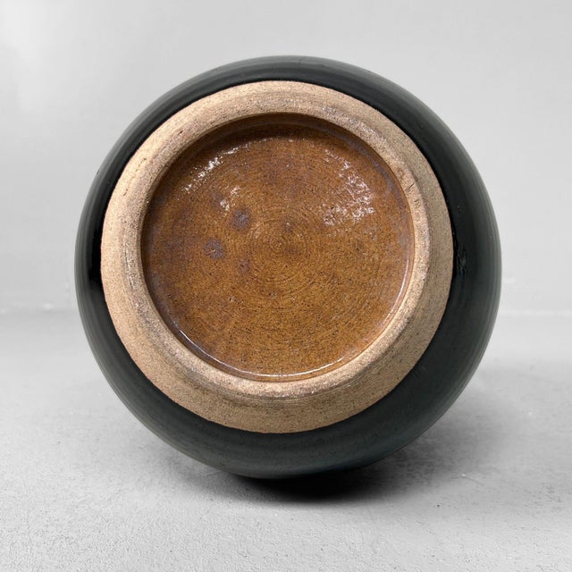 Japanese Ikebana Flower Vase Koishiwara-Yaki, 1970s For Sale - Image 13 of 14