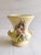 Art Deco Vintage McCoy Yellow Floral Pottery Urn Flower Vase For Sale - Image 3 of 9