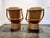 1970s Pair of Vintage Rattan Swivel Chairs For Sale - Image 5 of 10