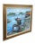 Impressionist 20th Century Impressionist Oil on Canvas Dockside Seascape Painting Framed 40" For Sale - Image 3 of 11