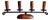 1980s Lüthje Danish Teak Wood Candelabra For Sale