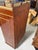Napoleon III Style Mahogany French Glass Display Cabinet With Decorative Brass Gallery, Late 19th Century For Sale - Image 10 of 10