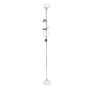 Cielo-Terra Adjustable Chrome Floor Lamp by Francesco Fois for Reggiani, 1960s For Sale