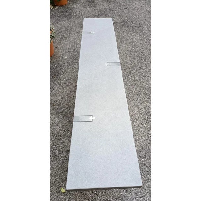 1980s Vintage Console Table in Stone by Angelo Mangiarotti for Skipper, 1980s For Sale - Image 5 of 7