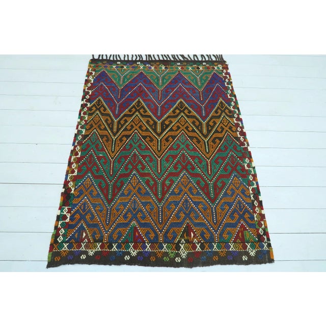 This beautiful rug from southern of Turkey Fethiye Nomads. Weaved with Handspun Pure Wool and dyed naturally. This...