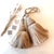 Neutral Flax Colored Key Tassel With Looped Ruche Detail For Sale - Image 4 of 11