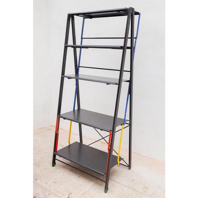 Metal Folding Bookcase For Sale - Image 3 of 13