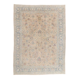 Antique Persian Mashhad Rug, 09'09 X 13'02 For Sale