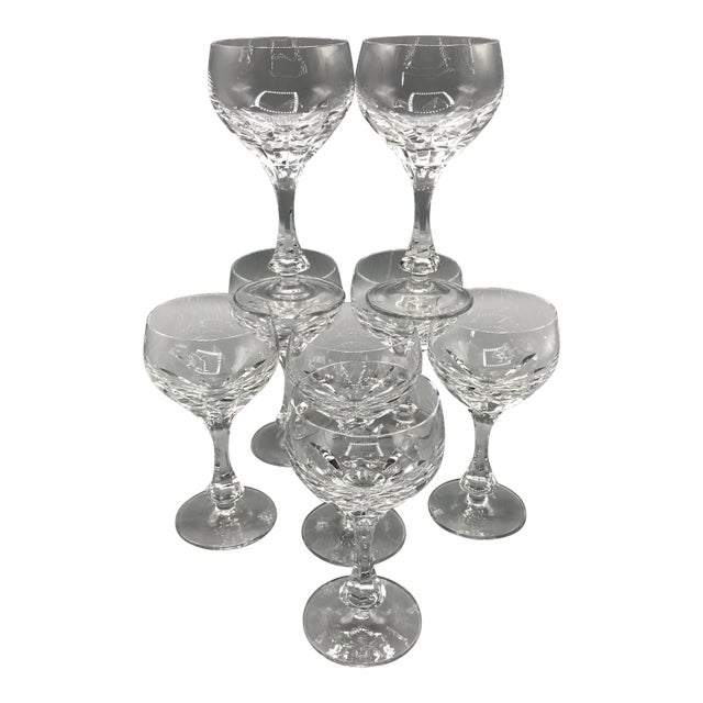 Vintage Crystal Cordials by Gorham "Isabella" - Set of 8 For Sale
