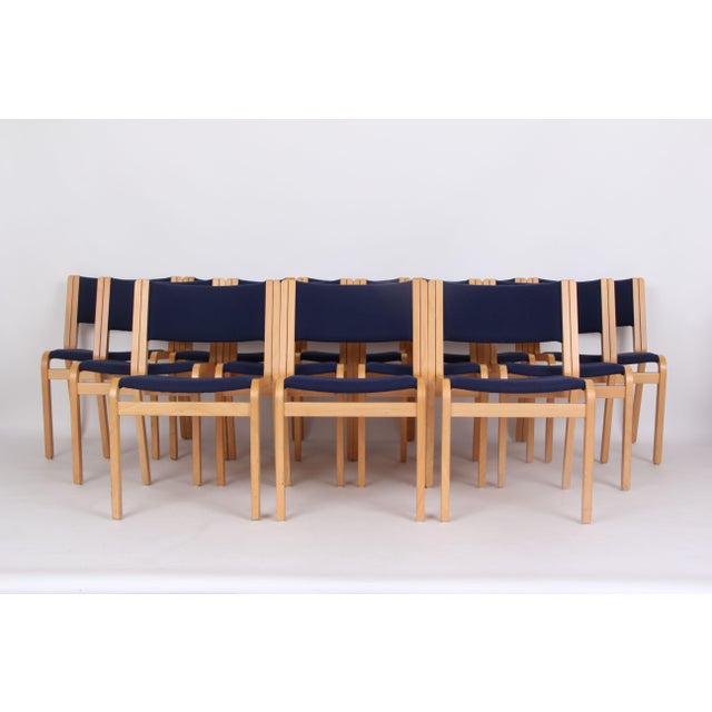 Model 45 Chairs by Magnus Olesen and Rud Thygese and Johnny Olsen, 1970s, Set of 12 For Sale - Image 17 of 17