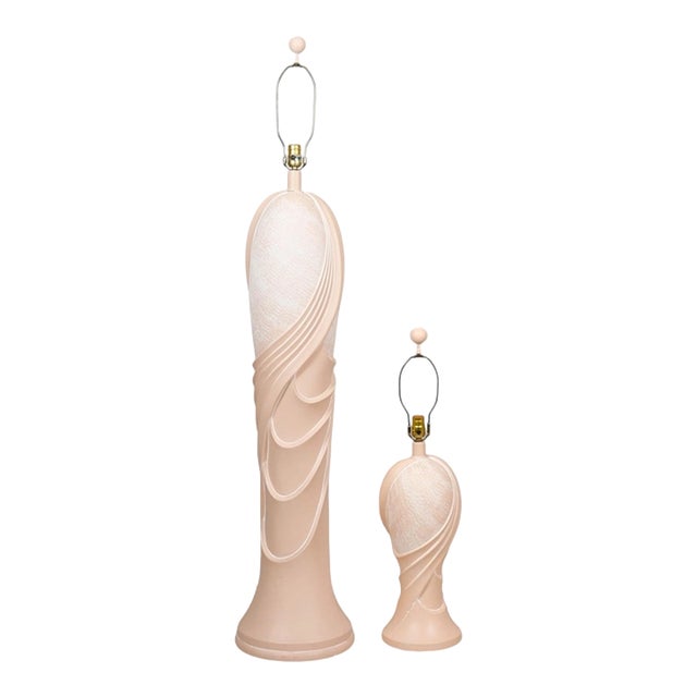 Postmodern Sculptural Lamps by Pacific Coast - a Pair For Sale