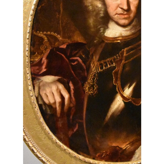 Maria Giovanna Battista Clementi Detta La Clementina, King Sovereign of Savoy Clementi, 1730, Oil on Canvas, Framed For Sale - Image 11 of 13