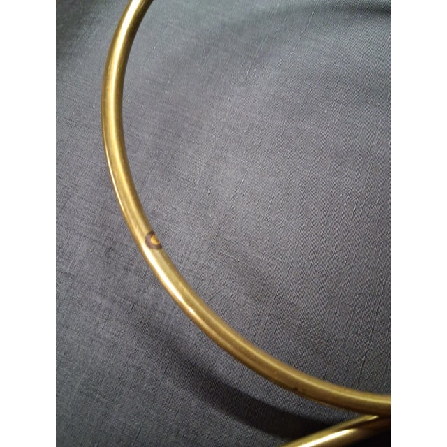 Brass Vintage Decorative Brass Horn For Sale - Image 8 of 8