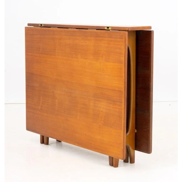 Bendt Winge Bendt Winge Mid-Century Modern Drop Leaf Table For Sale - Image 4 of 11