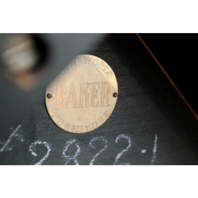 1960s Mid-Century Modern Baker Furnitue Round Coffee Table For Sale - Image 10 of 13