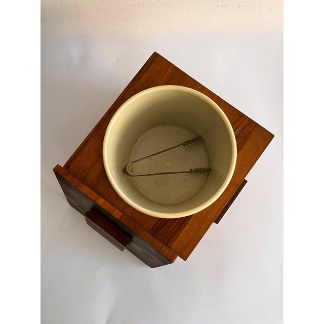 Danish Teak Cubic Ice Bucket, 1960s For Sale - Image 3 of 6