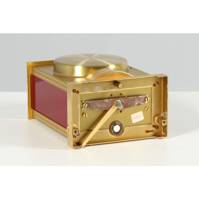 Red Atmos Clock from Jaeger Lecoultre, 1973 For Sale - Image 11 of 12