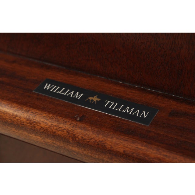William Tillman English Round Mahogany Tilt Dining Room Table For Sale - Image 16 of 16