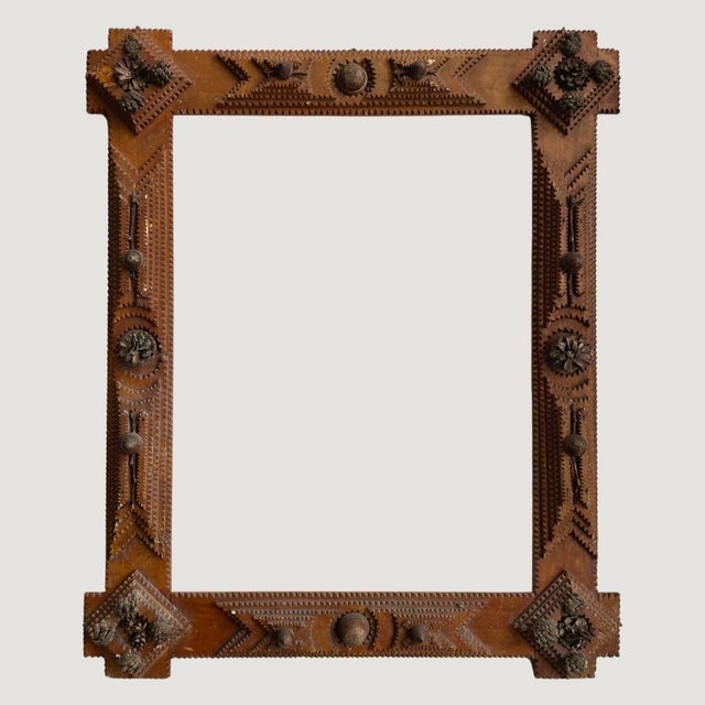 Antique Chip Carved 5 Layer Tramp Art Frame Chairish