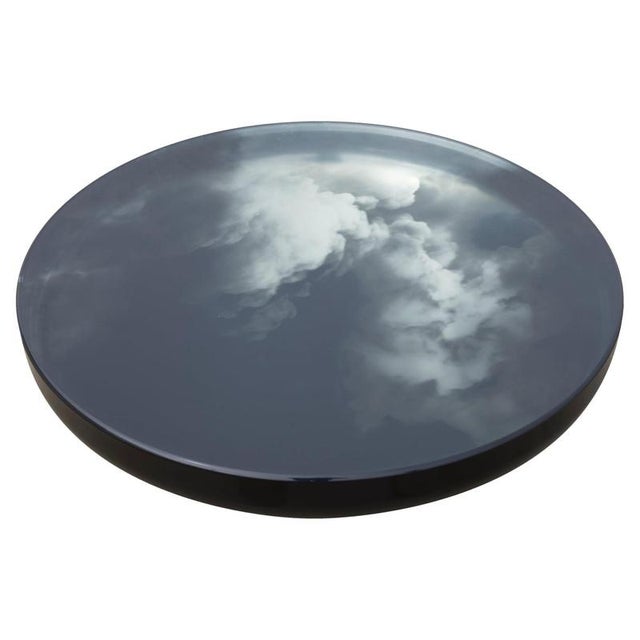 Oracle Coffee Table in Mirror Polished Stainless Steel & Glass by Julien Vidame For Sale - Image 6 of 6