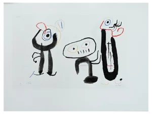 Joan Miro, Enfance d'Ubu X, Lithograph, 1972