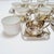 Art Deco Silver-Plated Argentor Tea Set with Karlsbad Porcelain Liners, 1930s, Set of 20 For Sale - Image 10 of 18