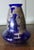 1900 - 1909 Art Nouveau Cobalt Blue Vase with Pewter Overlay, 1900s For Sale - Image 5 of 7
