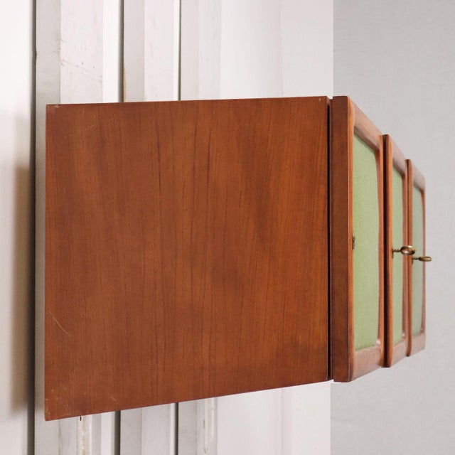 Vintage Wall Units in Teak and Mahogany with Drawers, Italy, 1960s, Set of 2 For Sale - Image 12 of 14
