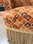 Textile Early 19th Century Graphic Orange Patterned Crapaud Chair For Sale - Image 7 of 7