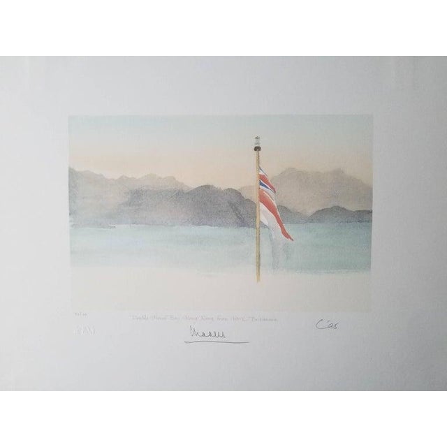 1990s Signed Limited Edition Lithograph Watercolor by Prince Charles For Sale - Image 5 of 9