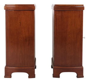 Vintage Bedside Tables in Mahogany, 1920s, Set of 2