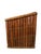 Mid 20th Century Vintage MCM Burnt Bamboo Magazine Rack Twin Compartment Boho Tiki Accent For Sale - Image 5 of 6