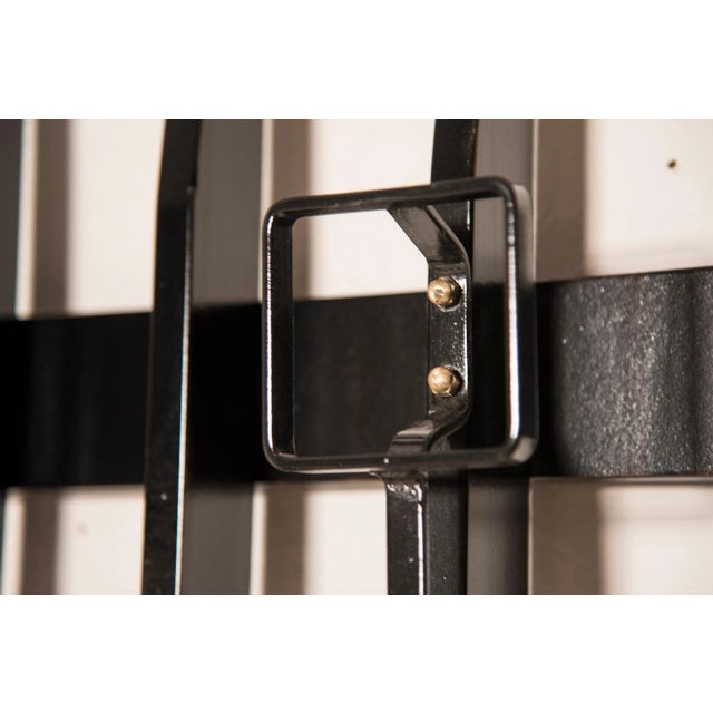 1960s Italian Wood Black Lacquered Coat Rack, 1960s For Sale - Image 5 of 13