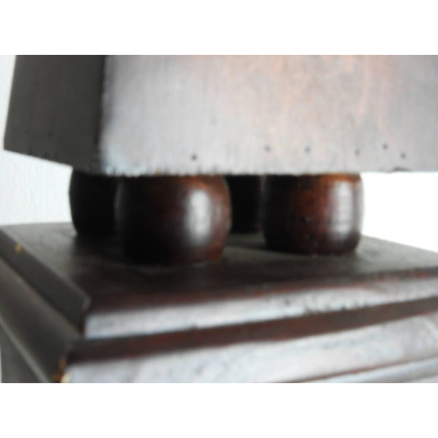 1950s Vintage Wood Obelisk For Sale - Image 5 of 9