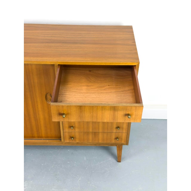 Mid-Century Walnut Sideboard by Georg Satink for WW Möbel, 1950s For Sale - Image 6 of 18