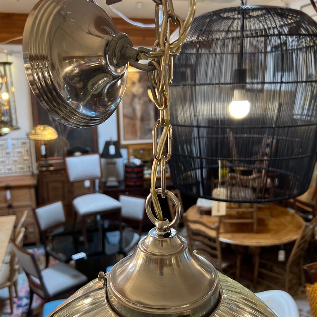 Restoration Hardware Clemson Prismatic Pendant Light Chairish