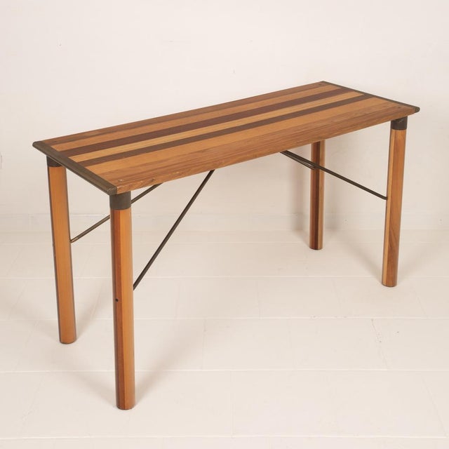 Console designed by afra and tobia scarpa for benetton stores in the 1970s, a refined example of their research on the...