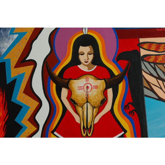 Title: “Message from the Fire Lodge Womb of the Raven Clan Mother” Condition: Excellent – no visible flaws Period: 2010s...