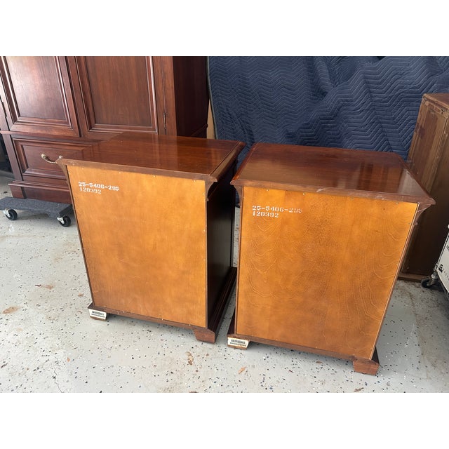 Brown 1990s Ethan Allen Medallion Collection Bedroom Set (California King Bed Frame) For Sale - Image 8 of 18