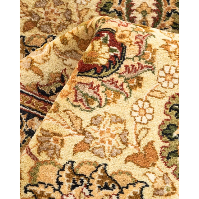 Textile Mogul, One-of-a-Kind Hand-Knotted Runner Rug - Beige, 2' 7" x 6' 1" For Sale - Image 7 of 8