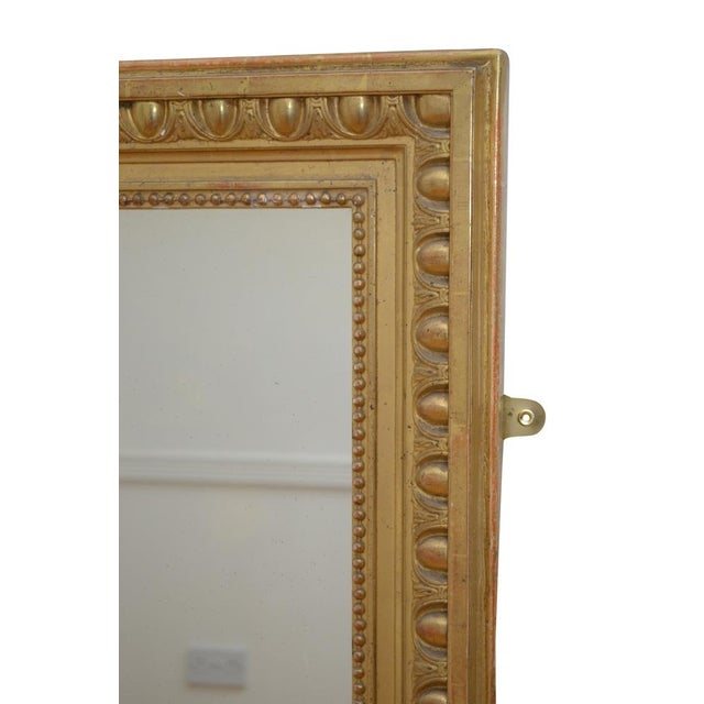Late 19th Century Antique Gold Leaf Wall Mirror, 1880s For Sale - Image 5 of 13