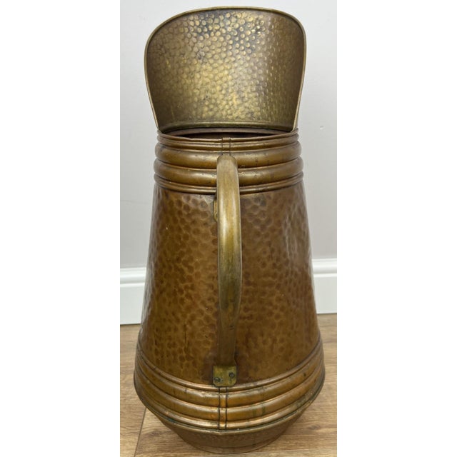Copper Vintage Umbrella Stand in Copper For Sale - Image 8 of 15