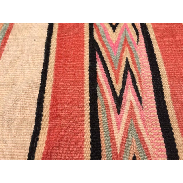 Vintage Moroccan Berber Striped Wool Kilim Rug, 5'4" x 11'6" For Sale - Image 10 of 12