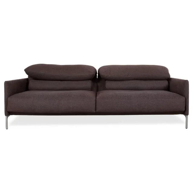 Cor Avalanche Fabric Set, Three-Seater, Two-Seater, Brown, Bronze, Red, Manual Function, Sofa, Couch, Set of 2 For Sale - Image 5 of 18