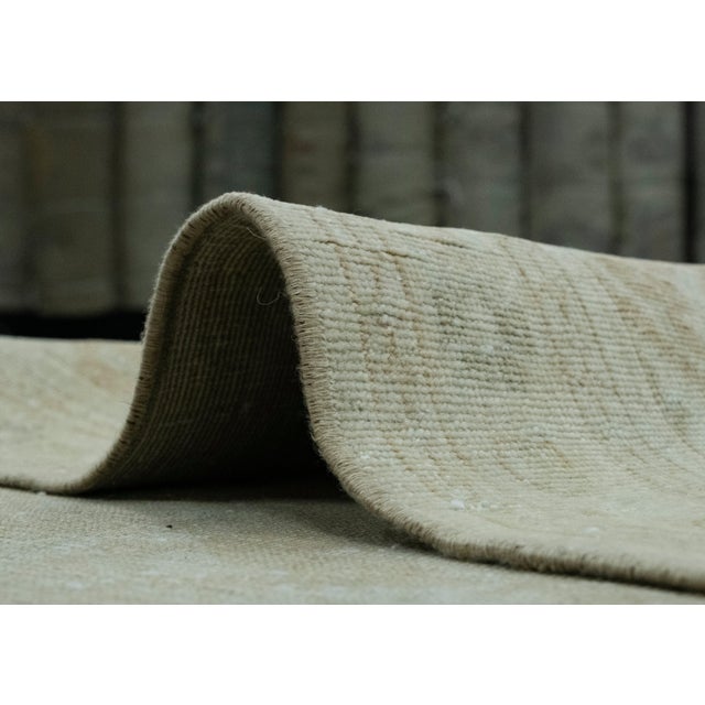 Khaki Turkish Vintage Anatolian Runner Rug 2'5" x 13' #17523 For Sale - Image 8 of 8