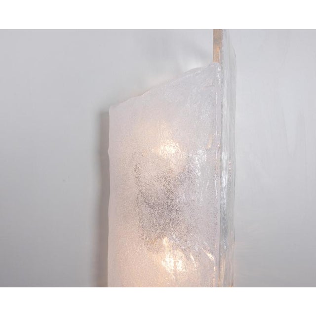 Kalmar Large Murano Glass Wall Sconce attributed to Kalmar, Austria, 1970s For Sale - Image 4 of 10