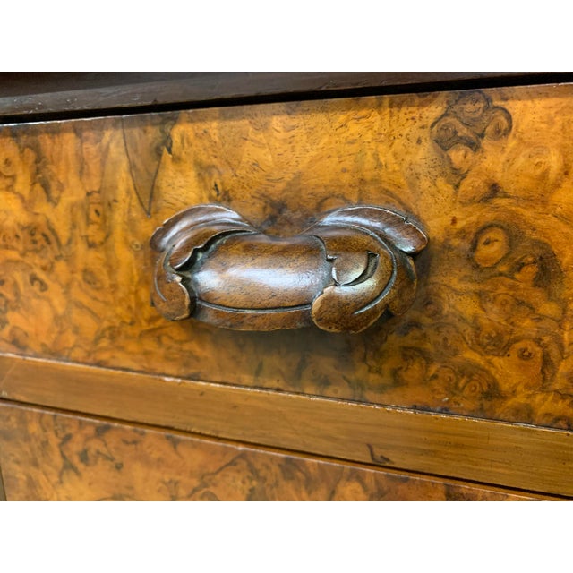 Victorian Burr Walnut Bedside Chests, 1875, Set of 2 For Sale - Image 11 of 12