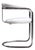 Vintage Anton Lorenz for Thonet "Ss33" Armchair in White + Chrome For Sale