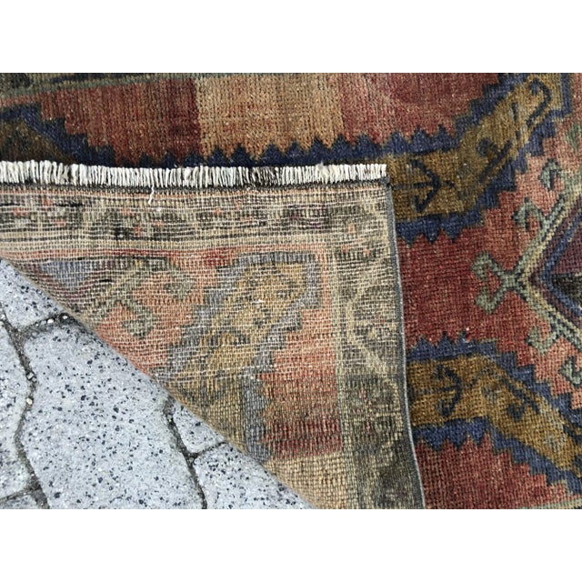 1960s 1960s Vintage Handmade Rug For Sale - Image 5 of 6