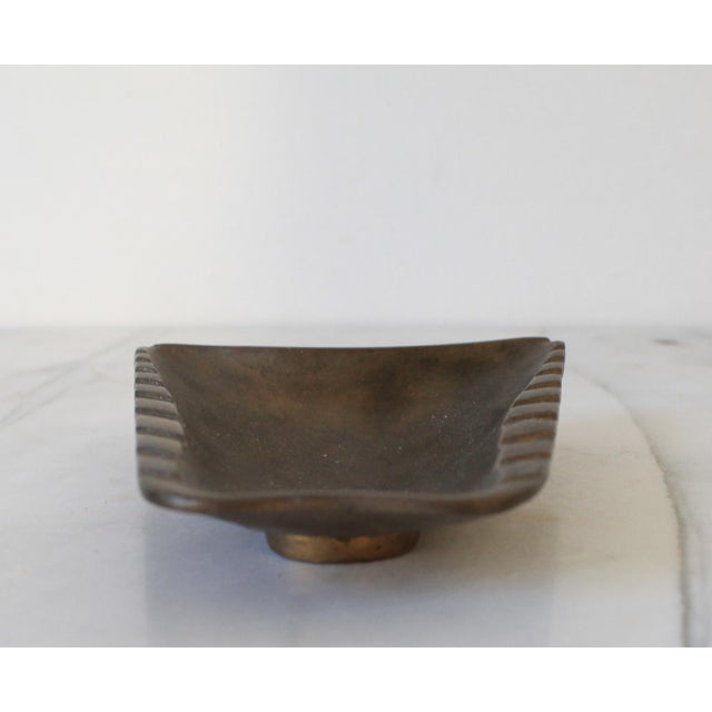 Mid 20th Century Vintage Brass Ashtray or Trinket Tray Made in Israel For Sale - Image 5 of 7